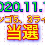 【2020.11.12】ビンゴ5、3ライン当選＆ロト6予想！