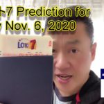 My ロト7  prediction for Fri Nov 6 2020