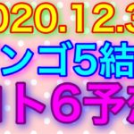 【2020.12.31】ビンゴ5結果＆ロト6予想！