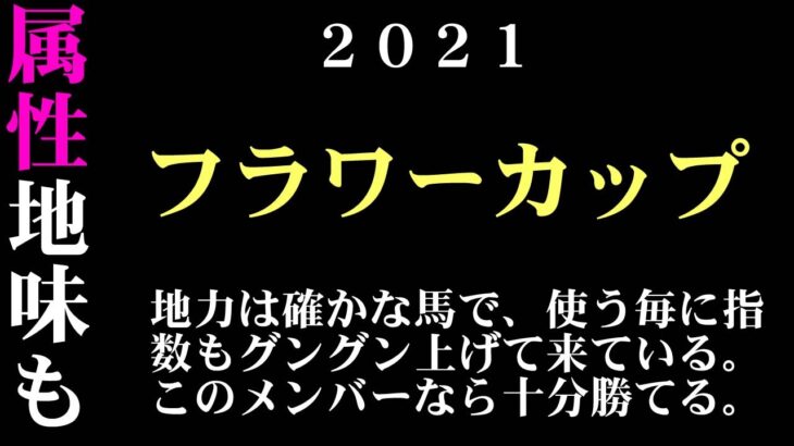 【ゼロ太郎】「フラワーカップ2021」出走予定馬・予想オッズ・人気馬見解