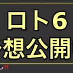 ロト6予想/5月17日(月)/1586回
