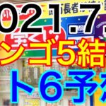 【2021.7.1】ビンゴ5結果＆ロト6予想！