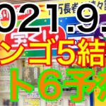 【2021.9.2】ミニロト結果＆ロト6予想！