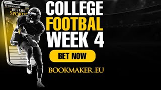 College Football Week 4 Betting Odds