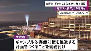 大阪府　ギャンブル依存症対策を議論　財源は寄付活用方針も…「公費で」との意見 (2022/12/01 02:14)
