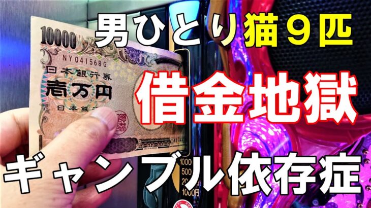 【借金生活】孤独な男　ギャンブルに狂った男のお金の作り方【男ひとり猫９匹】