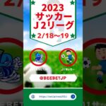 2023　サッカー　Jリーグ　J2　BeeBet　オッズランキング