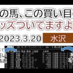 水沢競馬 オッズの偏り ライブ配信 2023.03.20