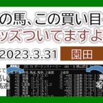園田競馬 オッズの偏り ライブ配信 2023.03.31