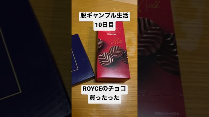 【脱ギャンブル生活10日目】ROYCEのチョコ買った。ちょこちょこ食べま〜す！！