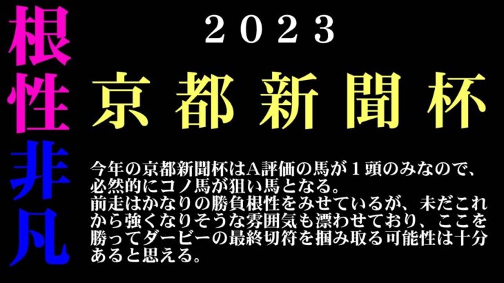 【ゼロ太郎】「京都新聞杯2023」出走予定馬・予想オッズ・人気馬見解
