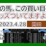 園田競馬 オッズの偏り ライブ配信 2023.04.28