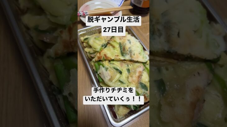 【脱ギャンブル生活27日目】手作りチヂミを食らっていくぅ！！